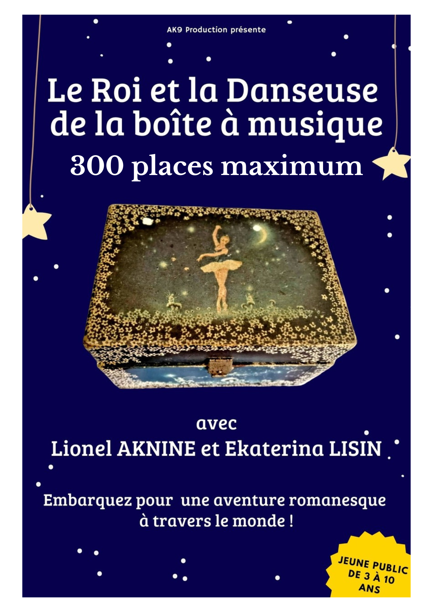 Spectacle "Le Roi et la Danseuse de la Boîte à Musique"
