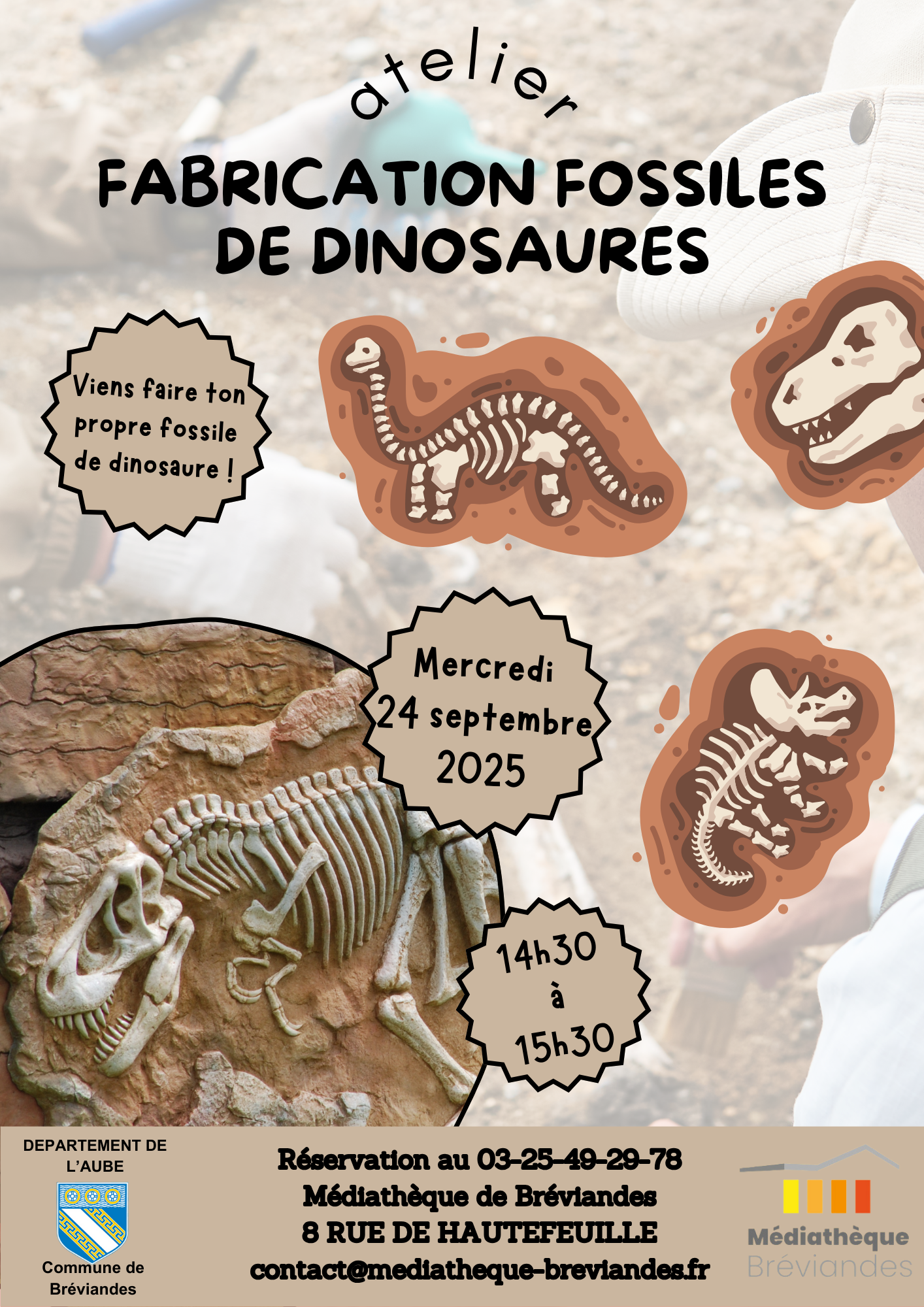 Mais qu'est-ce que tu fabriques : fossiles de dinosaures